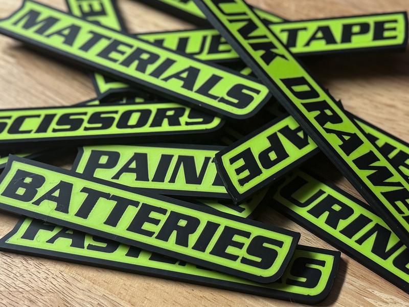 🔥Hot Sale 49% off🌟12 Pack of Magnetic Toolbox Labels🔩