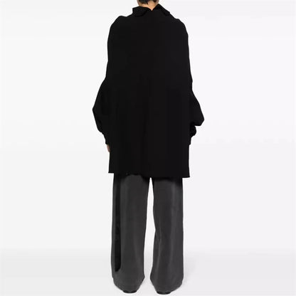 Couple solid color Gothic pullover knitted sweatshirt