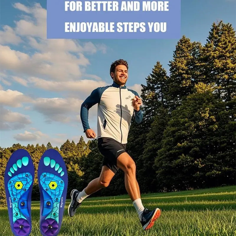 AQA™ Magnetic Acupressure Insoles for All-Day Foot Comfort