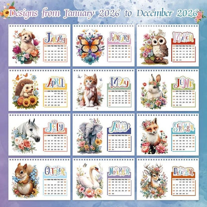 🔥LAST DAY 50% OFF💎2026 DIY Diamond Painting Desk Calendar🗓️