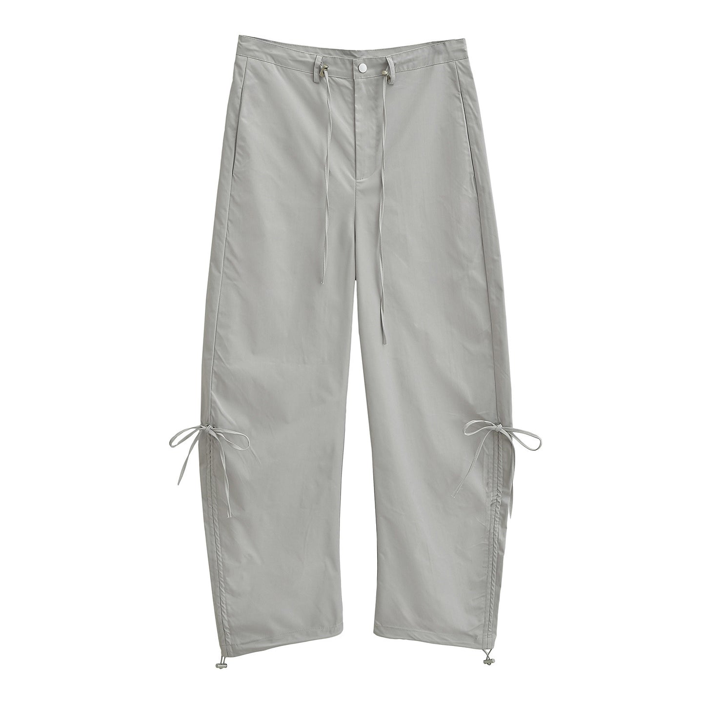 Bow tie tied work pants