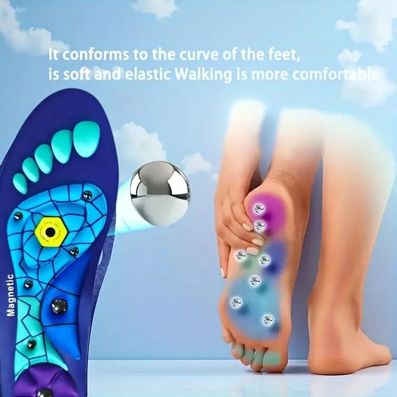AQA™ Magnetic Acupressure Insoles for All-Day Foot Comfort