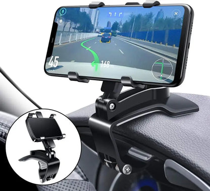 📌 360° Rotating Dashboard Clip Phone Holder – Safe, Stable & Hands-Free Driving（fb）