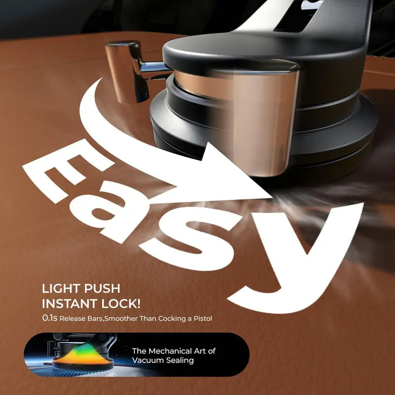 QIAWI ™ SuctionPro 360° Vacuum Car Phone Holder – Compact, Secure & Effortlessly Adjustable