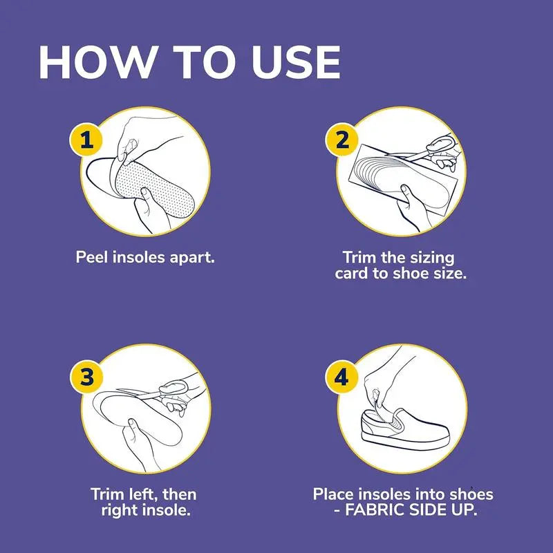 AQA™ Magnetic Acupressure Insoles for All-Day Foot Comfort