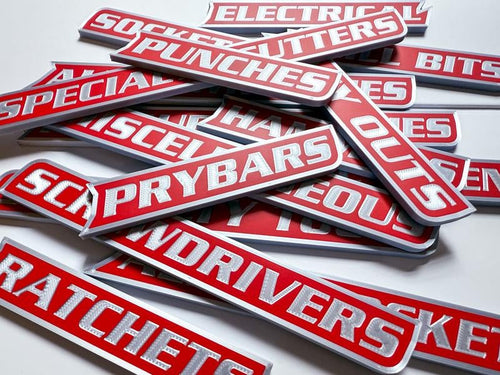 🔥Hot Sale 49% off🌟12 Pack of Magnetic Toolbox Labels🔩