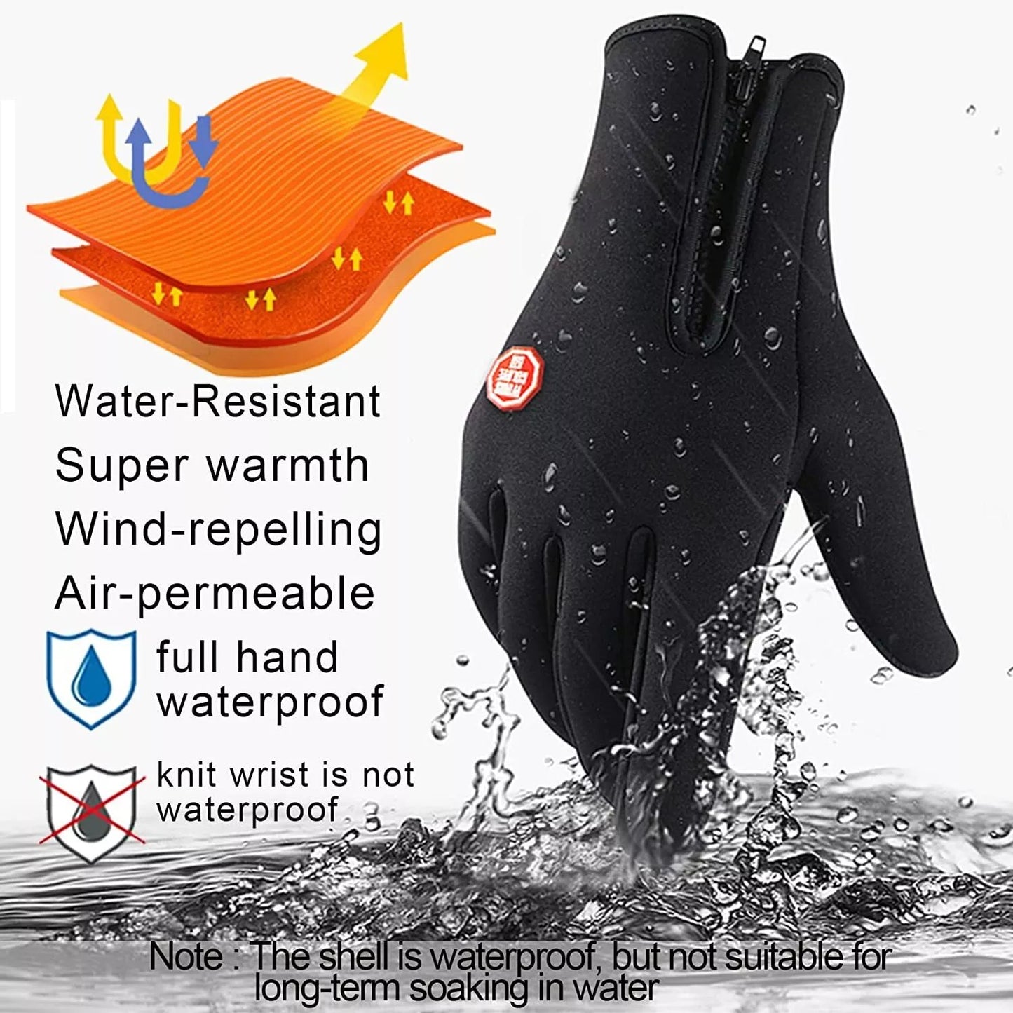 🔥This Week Promotion-Ultimate Waterproof & Windproof Thermal Non-Slip Gloves
